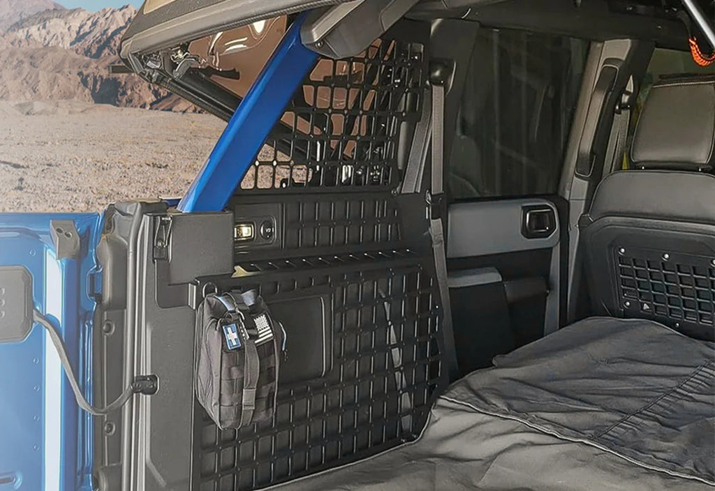 Maximizing Storage for Short Outdoor Trips: The Bronco Rear Window Molle Solution