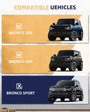 2x Aluminum Wall Mount Door Hanger Brackets - BROADDICT