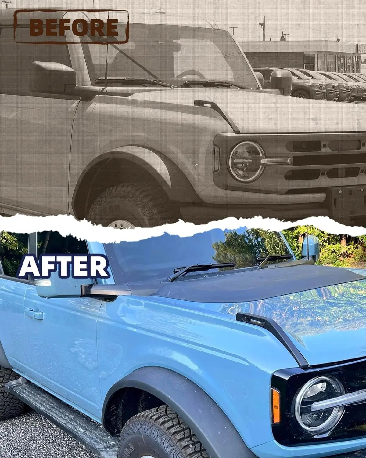 2/4 Door Hood Scoop - BROADDICT