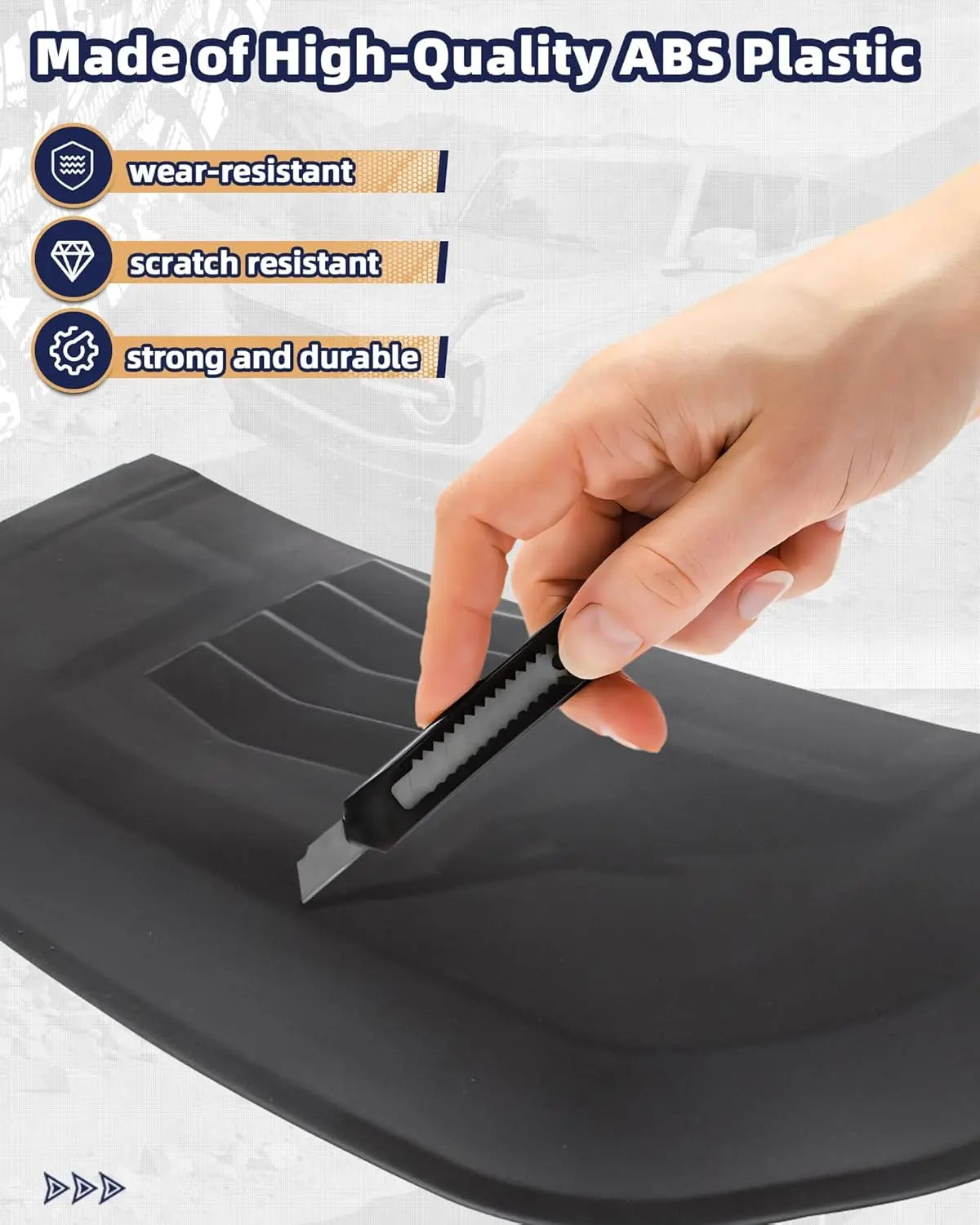 2/4 Door Hood Scoop - BROADDICT