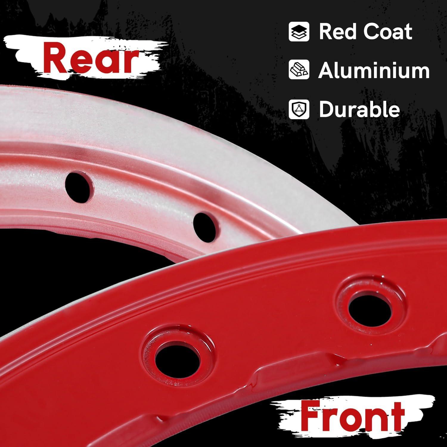 5X Bead Lock Trim Red Rings Kit - BROADDICT