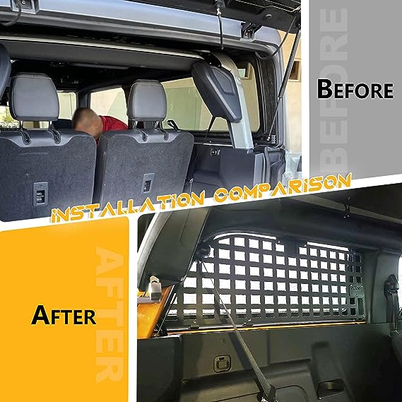 2 door Rear Window Molle Panel system - BROADDICT