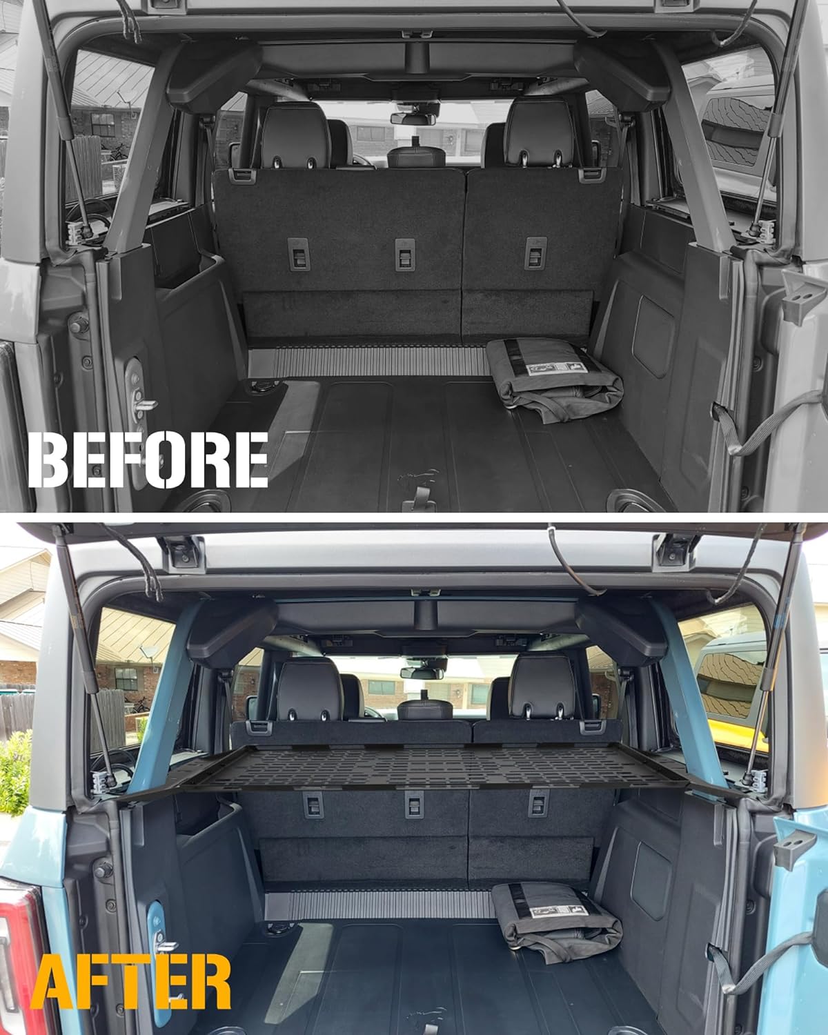 4 Door Interior Rear Cargo Basket Rack - BROADDICT
