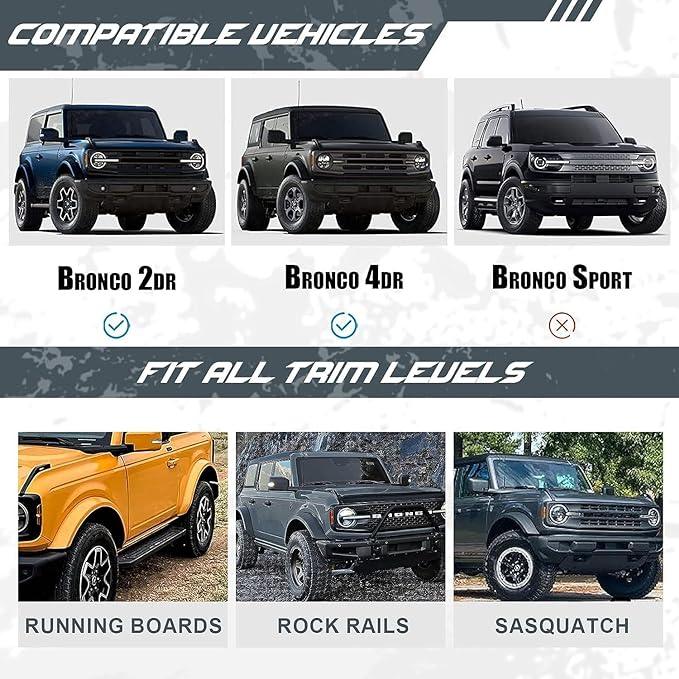 2X Rear Mud Flaps Splash Guards - BROADDICT