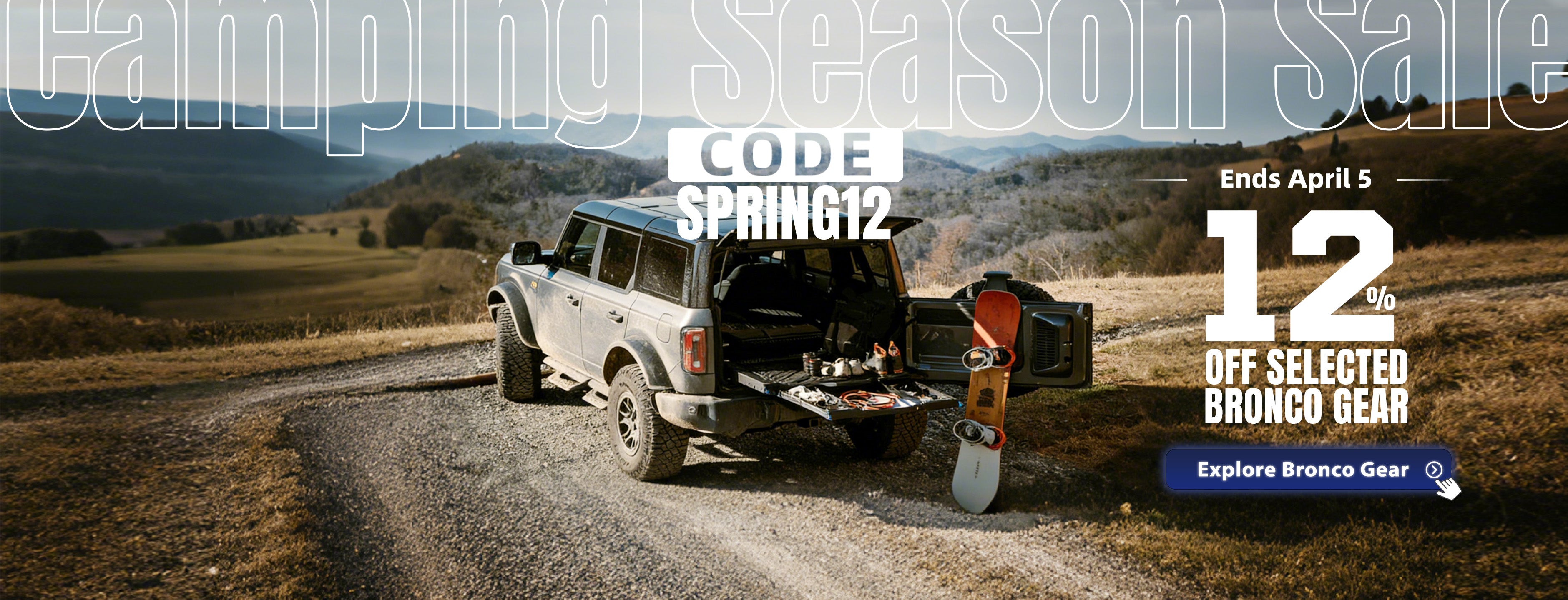 BROADDICT Spring Camping Season Sale