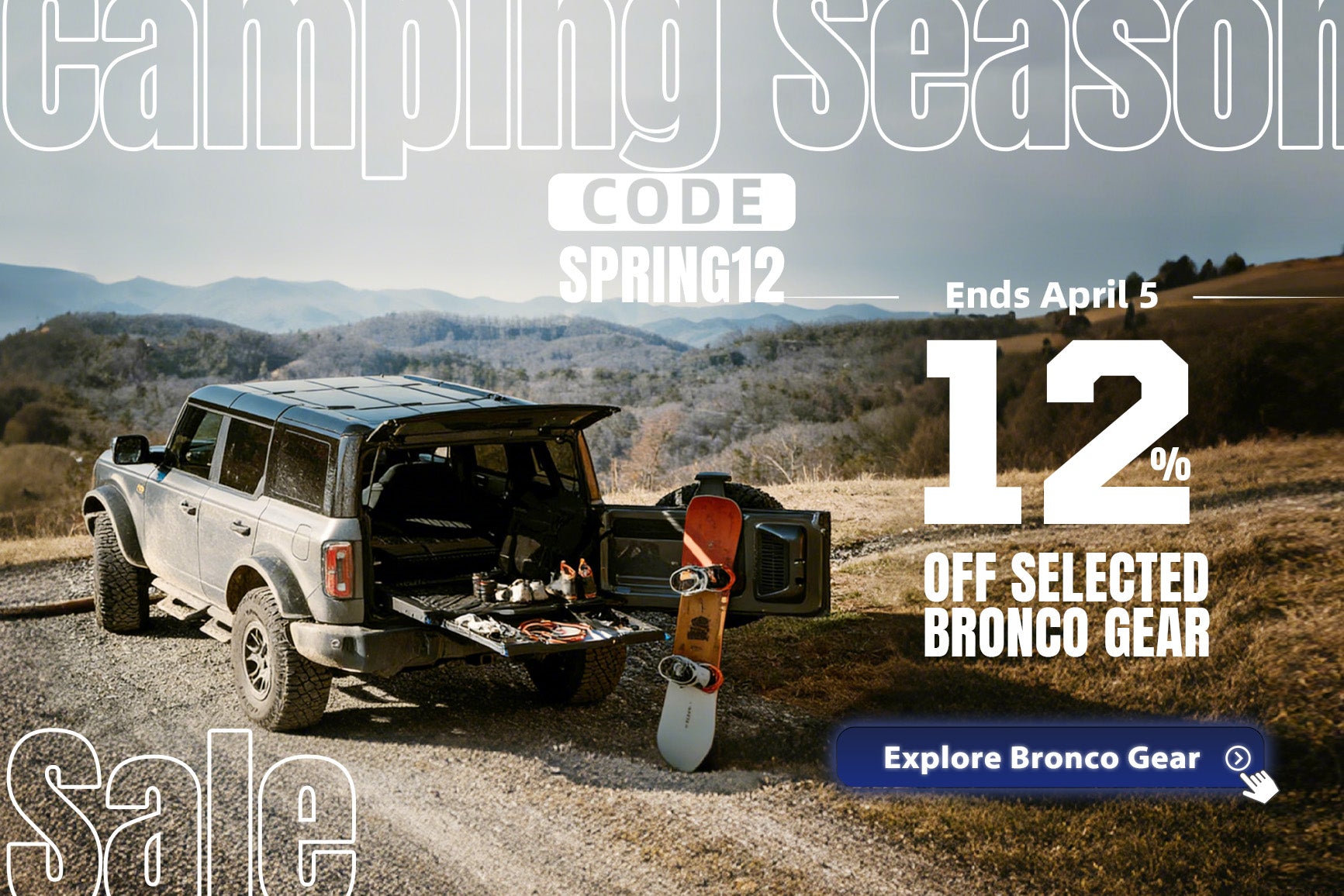 BROADDICT Spring Camping Season Sale