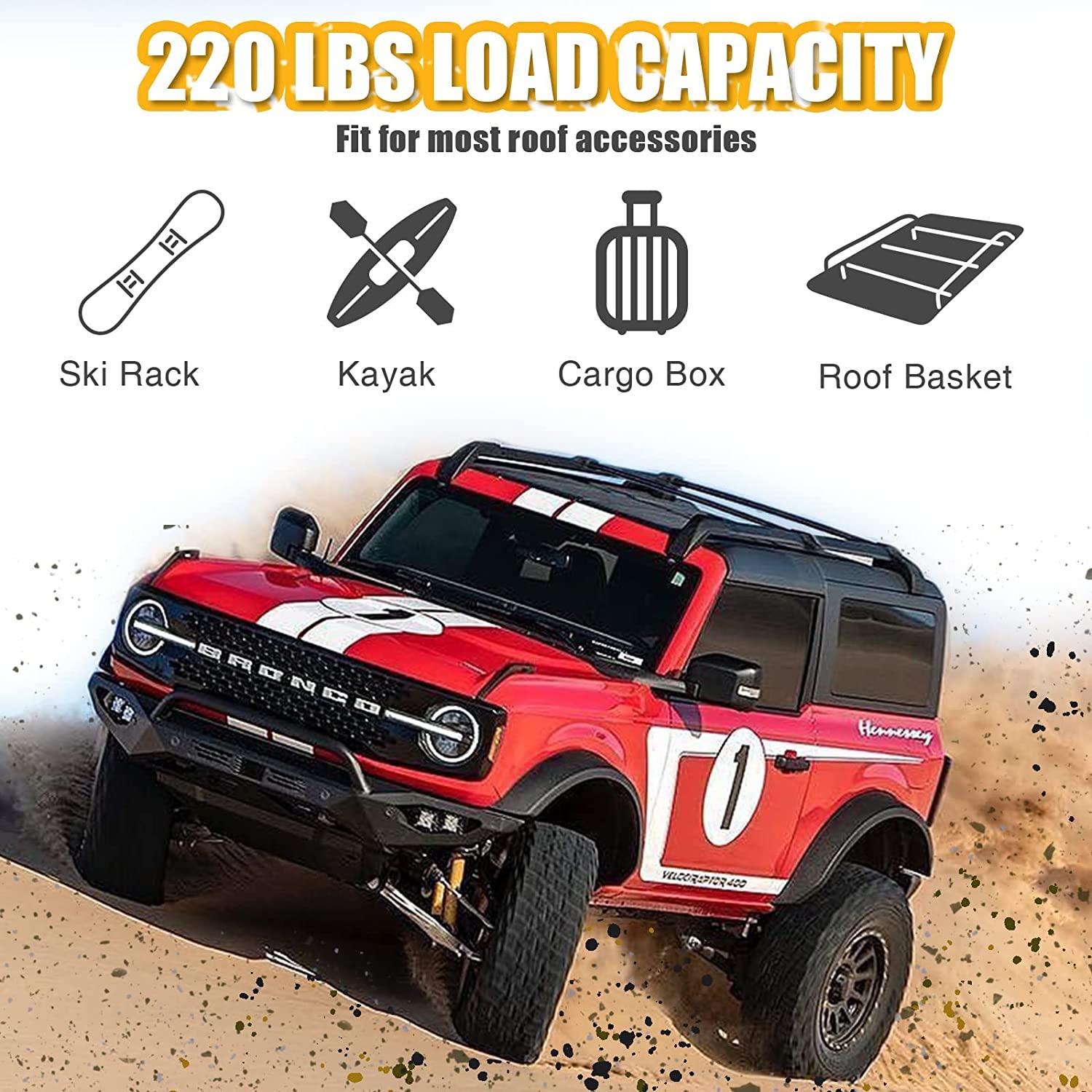 Roof Rack Rails Cross Bar Kit - BROADDICT