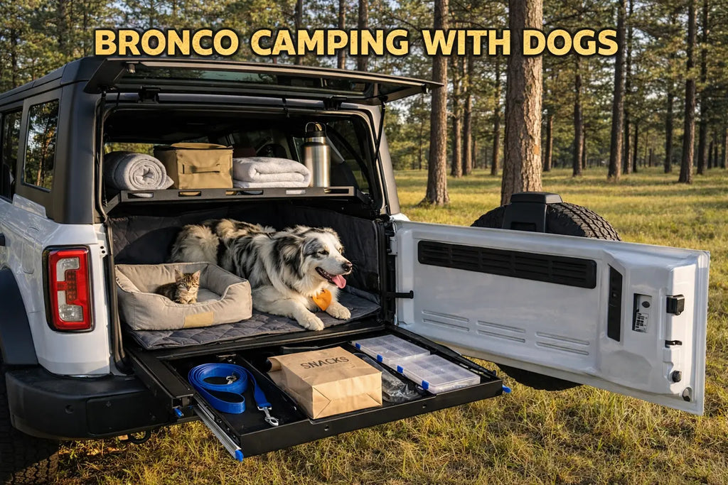 Best Ford Bronco Storage Setup for Dog Owners: Keep Pet Supplies Organized, Cleaner, and Road Trip Ready