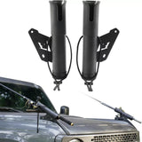 Off-Road Fishing Rod Holder, Double Rod Kit with 2 Holders fit for 2021+ Ford Bronco 2/4 Door-12