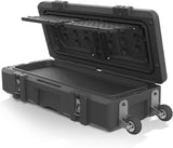 MGS 141 Quart Waterproof Cargo Case with Outside Molle Panel & Lay-Flat Built-In Molle Panel Tabletop Travel Assist Tires - BROADDICT