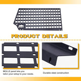 Broaddict 4-Door Rear Window Interior Shelf Storage Molle Panel
