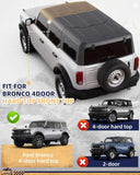 Broaddict 1/3 Retractable Soft Top fit for Bronco 4-Door Hardtop