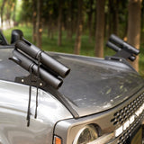 Off-Road Fishing Rod Holder, Double Rod Kit with 4 Holders fit for 2021+ Ford Bronco 2/4 Door-9