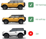 Rear Window Molle Panel Storage fit for Ford Bronco 4dr 2021 2022 2023 2024-2