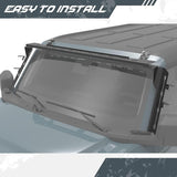 Upper + Side Windshield Mounting Bracket - BROADDICT