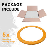 5X Bead Lock Trim Yellow Rings Kit - BROADDICT