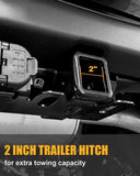 Class III 2" Towing Hitch Receiver with Flag Bracket - BROADDICT
