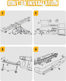 Class III 2" Towing Hitch Receiver with Flag Bracket - BROADDICT