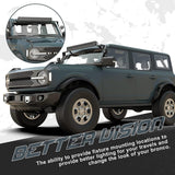 Upper + Side Windshield Mounting Bracket - BROADDICT