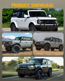 HD Front Bumper W/Led Lights for 2021-2025 Ford Bronco 2/4-Door - BROADDICT
