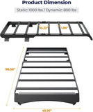 Broaddict Full-Length Aluminum Overland Roof Rack for 2021-2026 Ford Bronco 4-Door Hardtop & Raptor -7