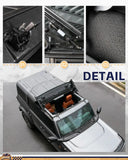 Broaddict 1/3 Retractable Soft Top fit for Bronco 4-Door Hardtop
