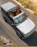 Broaddict 1/3 Retractable Soft Top fit for Bronco 4-Door Hardtop