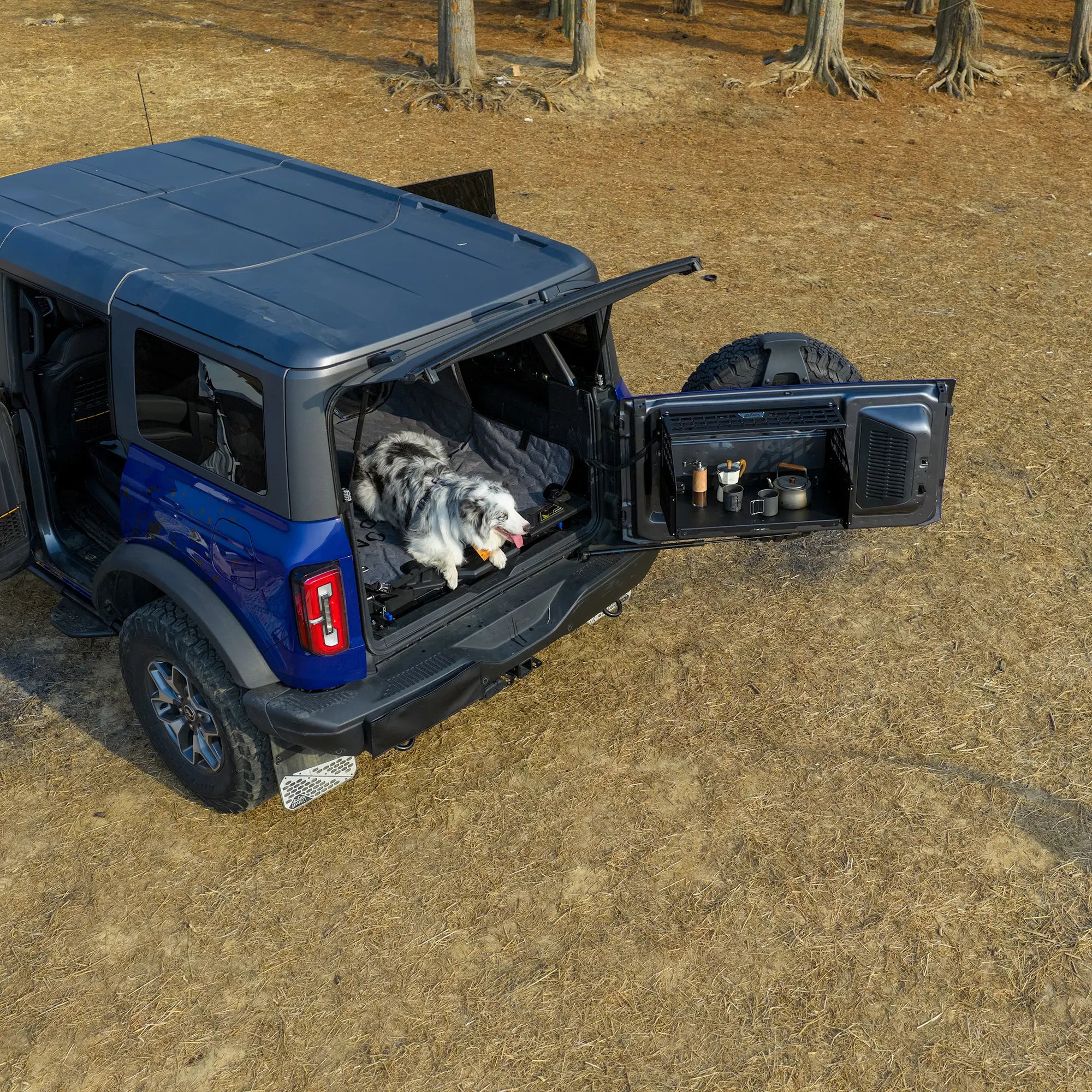 Broaddict TrailDeck Slide Out Tailgate Drawer for Daily Storage, Camping, Overlanding